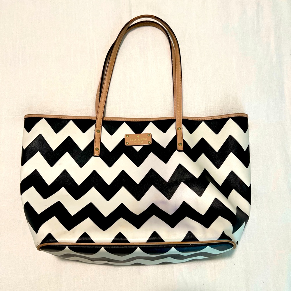 Kate Spade Chevron Tote PLAY